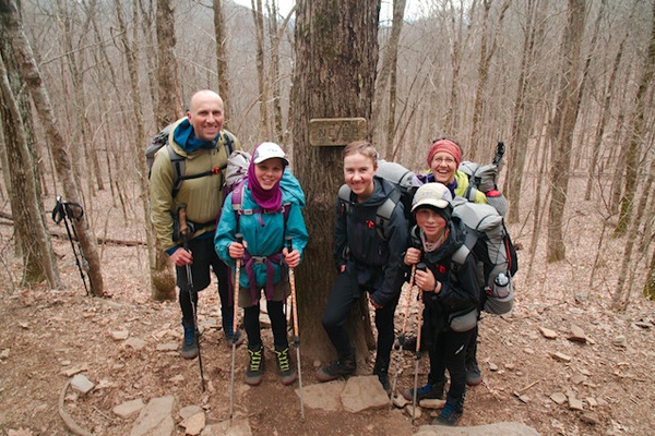 The Von Trapp Family on the Appalachian Trail