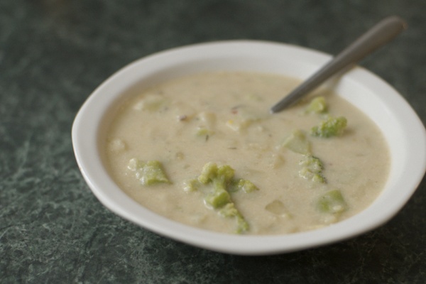 Cream of Broccoli Potato Soup and Broth Powder Recipe