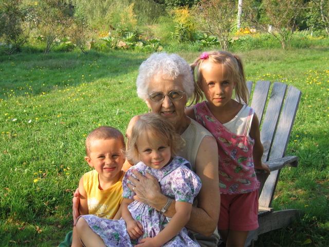 Grandma Toews & kids