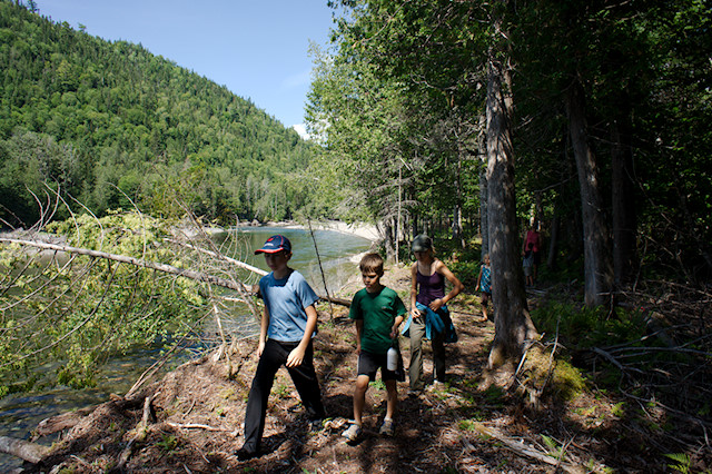 petite cascapedia hiking path