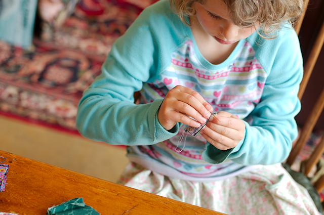 homeschool sewing