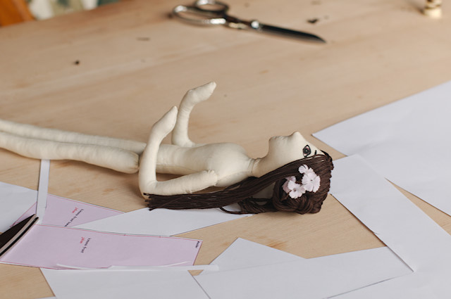 fabric doll making