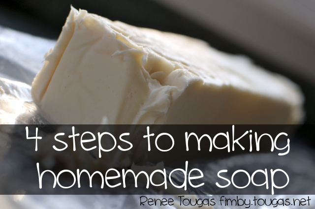 4 steps to making homemade soap