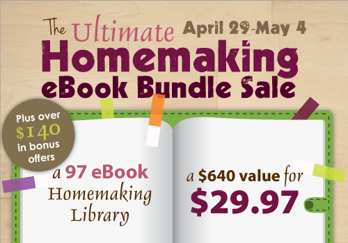 ultimate homemaking ebook bundle sale