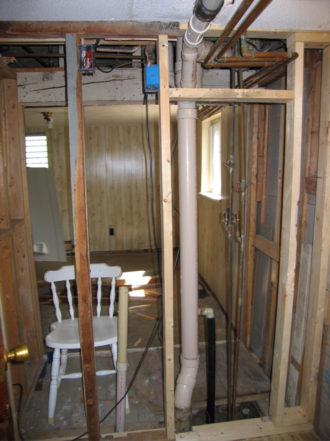 Basement bath bedroom