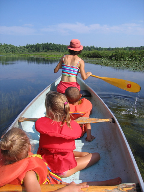 Canoeing Fancy Lake