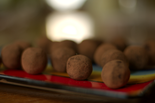 chocolate truffles