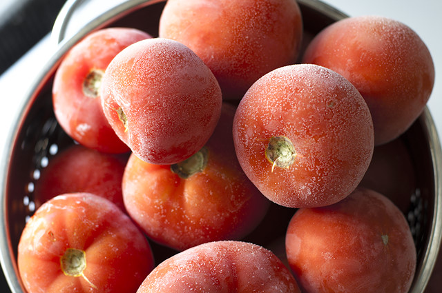 frozen tomatoes