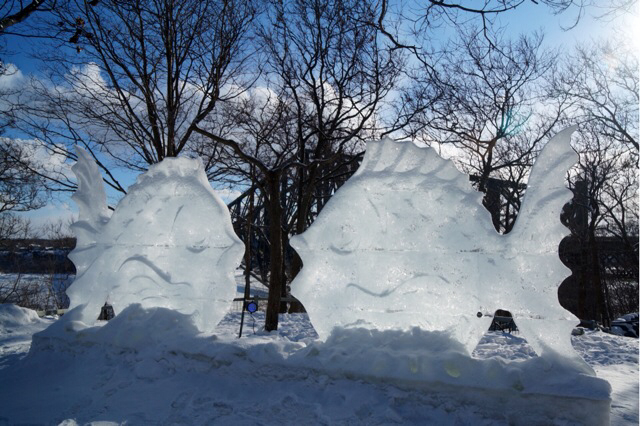 ice fish sculpture