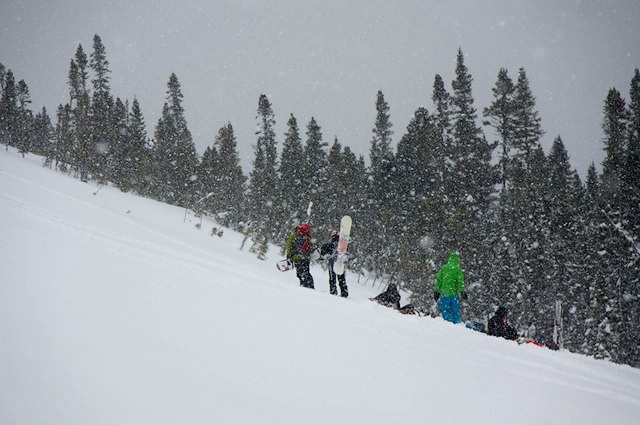 Chic Choc snowboarders