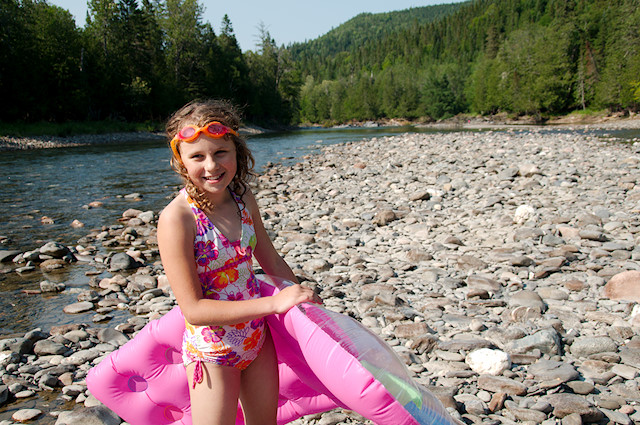 floating petite cascapedia river