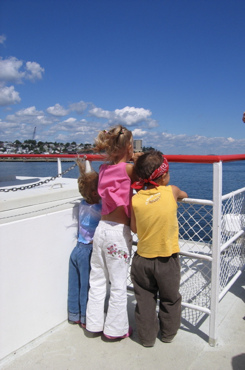 Kids on Ferry