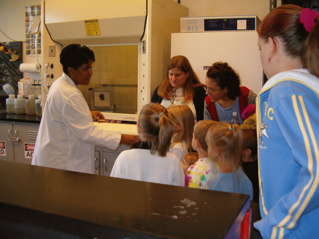 Lab at Lewiston waste water plant