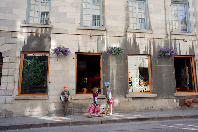 Montreal open air street resturant