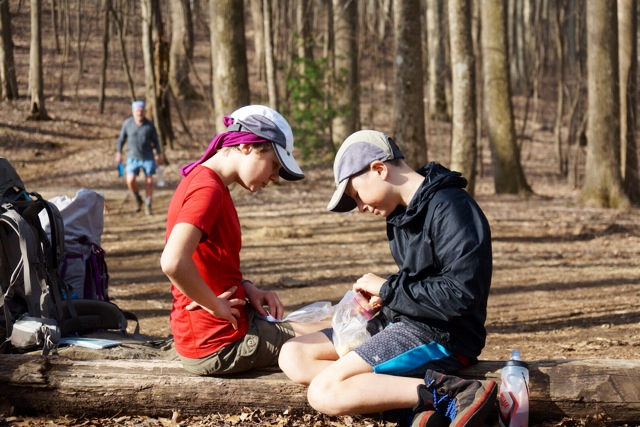 snack on trail