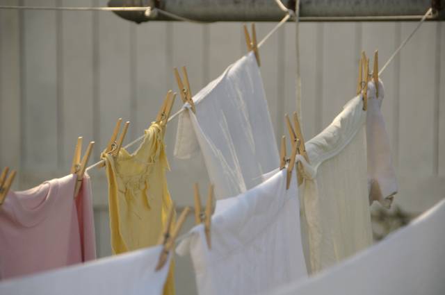laundry back on the line