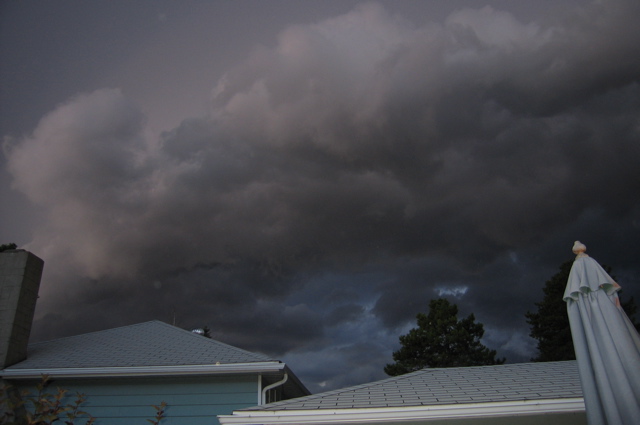 Thunderclouds in Wetaskiwin