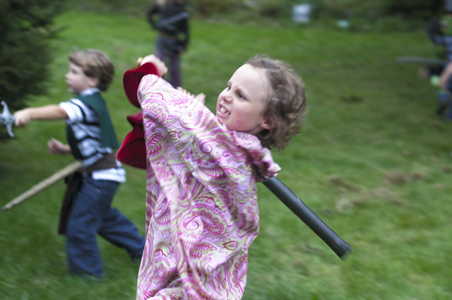 warrior princess in battle