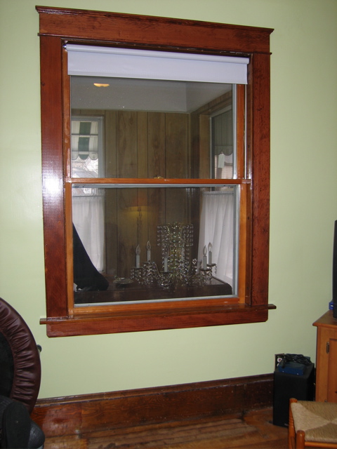 Window casing and baseboard trim